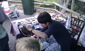Face Painter at work