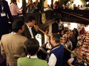 Chapter dinner, Geneva Edelweiss fondue restaurant, Geneva