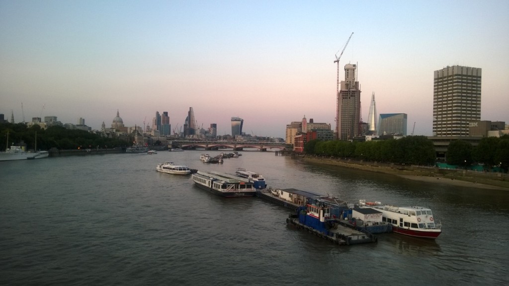 London from Waterloo Bridge
